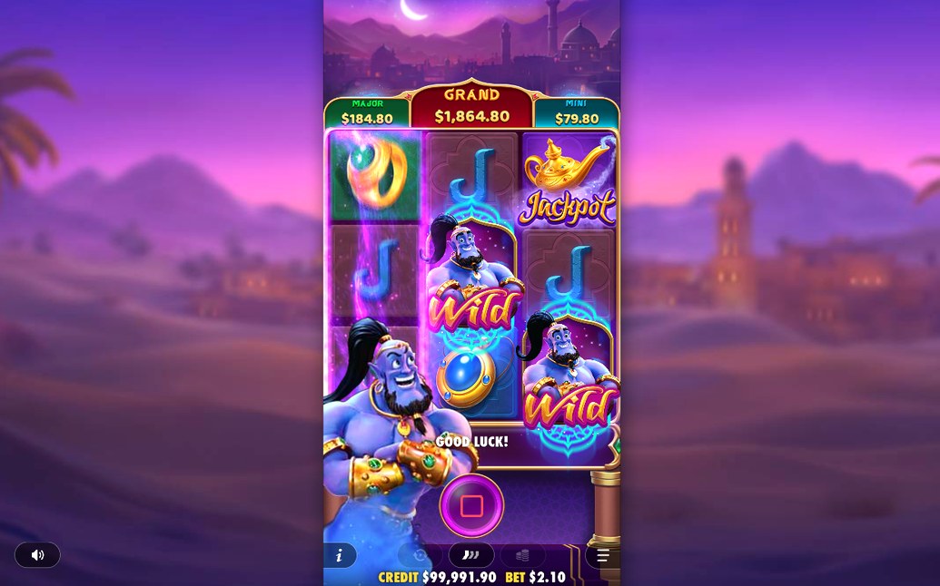 Jackpot Bonus Game, the three jackpot tiers