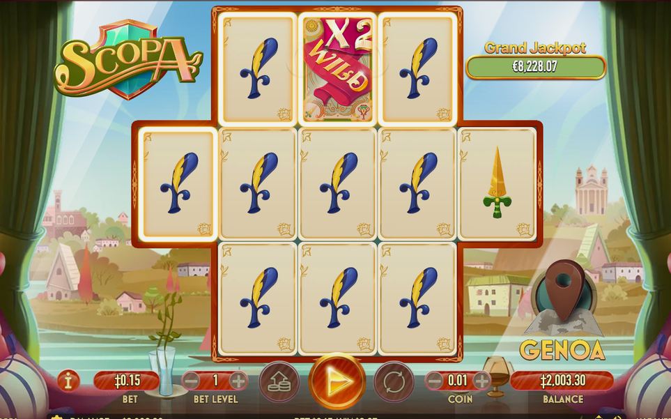 Free Games round, showing the 27-way grid in play